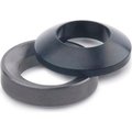 J.W. Winco Spherical Washer, Fits Bolt Size M 6 Steel, Hardened Finish 6319-7.1-D